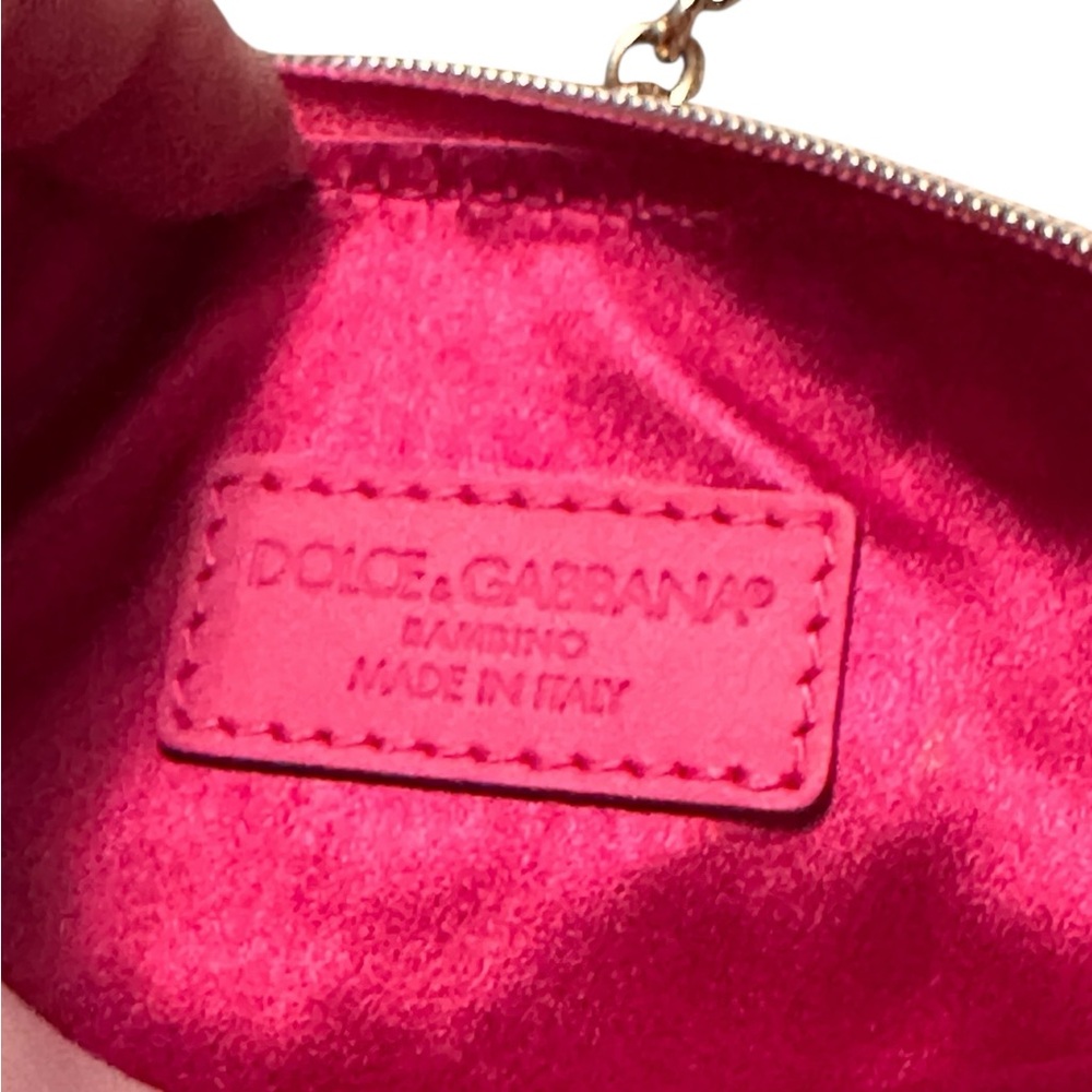 Dolce & Gabana Woven Pink Shoulder Women Bag - Picture 11 of 13